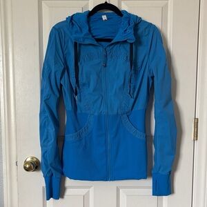 Lululemon Athletica Blue Activewear Jacket